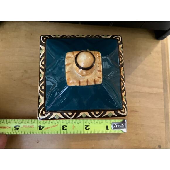 Fitz & Floyd Birdhouse, Figurine, Trinket Box, Decor, Floral, Fall, Leaf - Picture 8 of 8